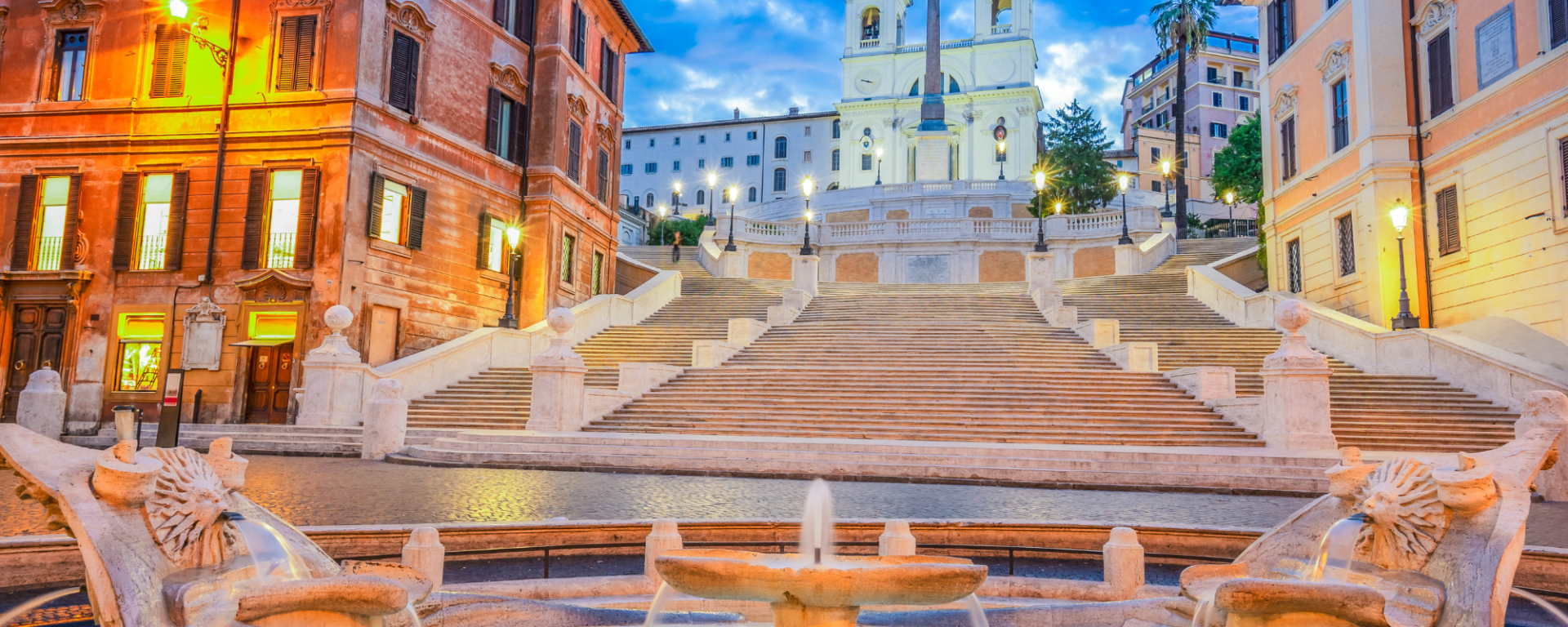 The Spanish Steps in Rome
