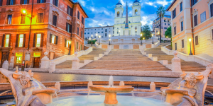 The Spanish Steps in Rome